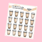 Tim H*rton's Iced Capp Planner Stickers