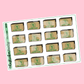 H*me Chef Planner Stickers Meal Delivery Planner Stickers