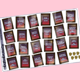 The Tra*tors US Season 4 Planner Stickers