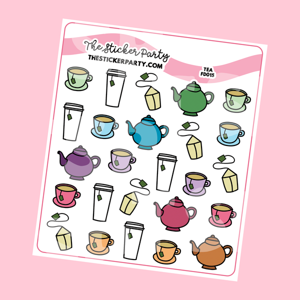 Tea Planner Stickers