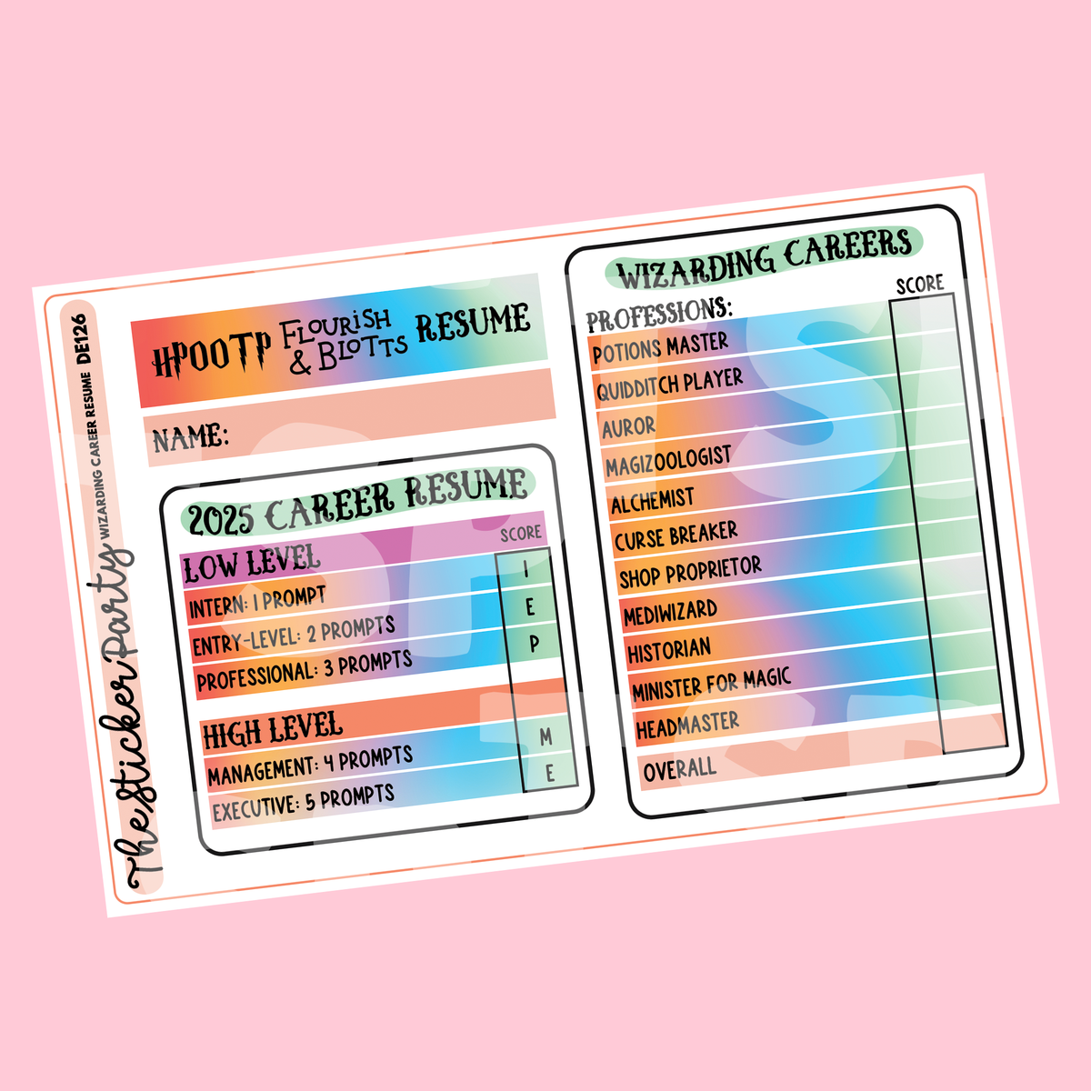 Resume for 2025 HPOOTP Reading Challenge | H*rry P*tter Reading Challe ...