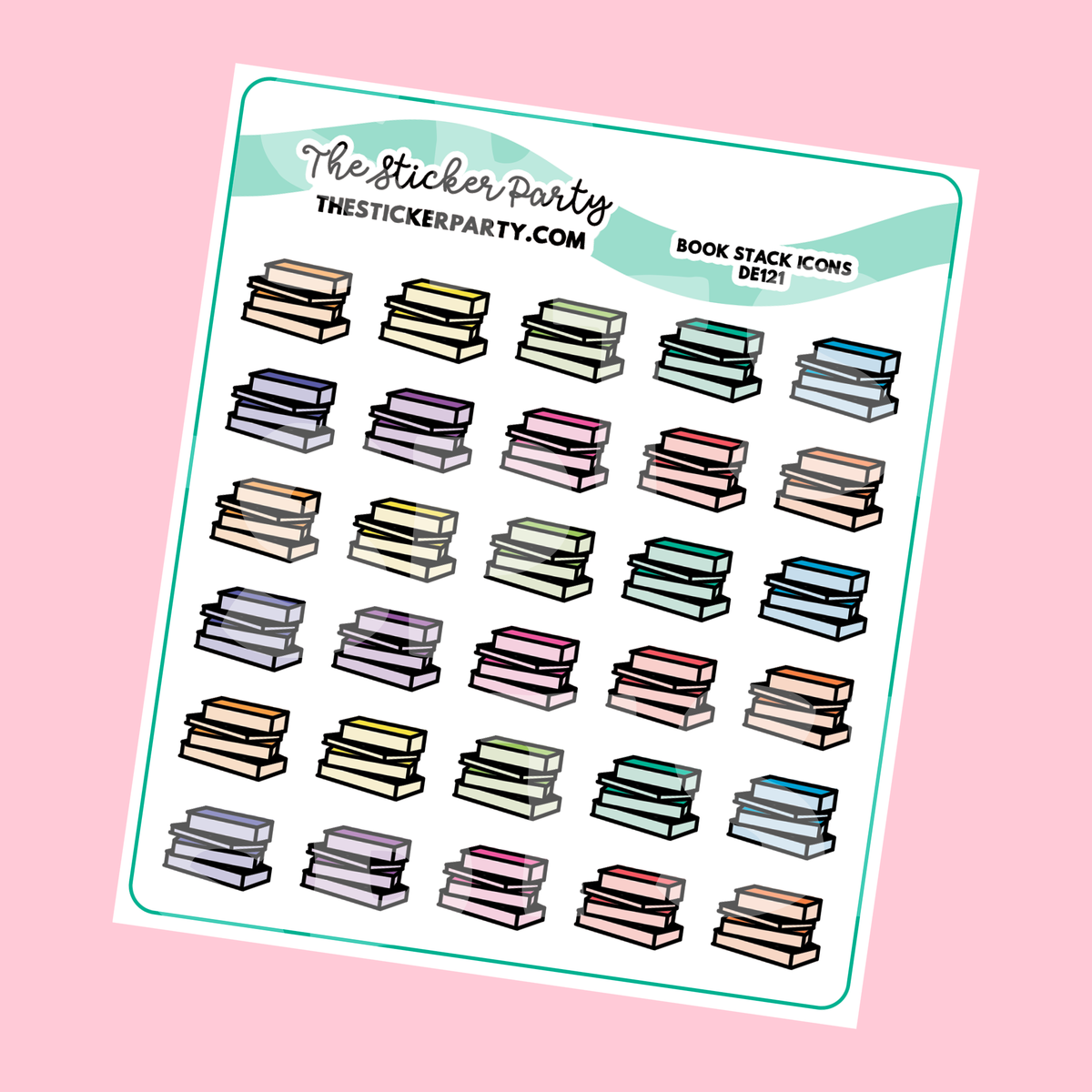 Book Stack Planner Stickers – The Sticker Party