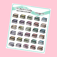 Book Stack Planner Stickers