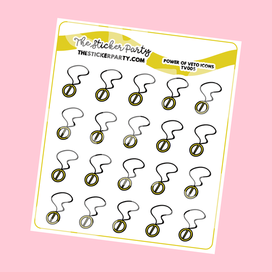Big Brother POV Icon Planner Stickers