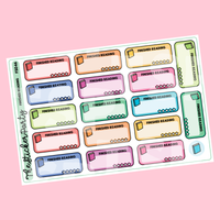 Finished Reading Planner Stickers