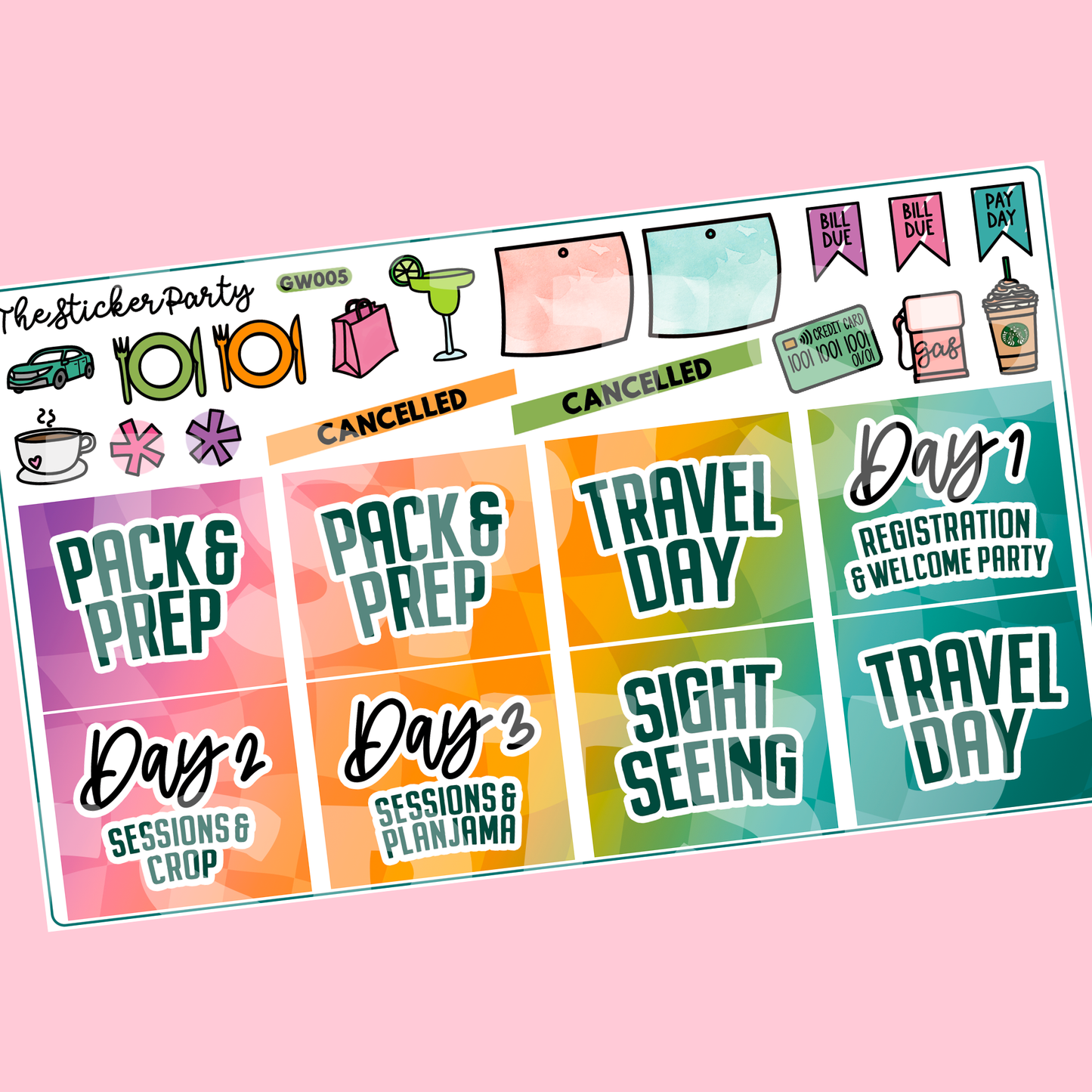 GO Wild 2025 STANDARD VERTICAL Sticker Kit