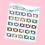 Meal Icon Planner Stickers