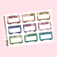 Currently Watching Planner Stickers | TV Show Tracker Stickers for Planners & Bullet Journals
