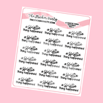 "A Swiftie Thing Happened" Planner Stickers