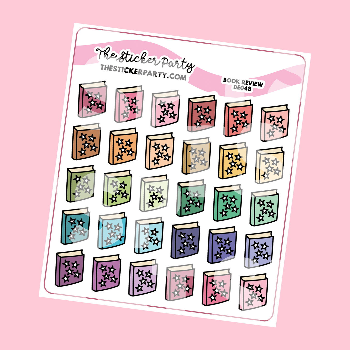 Book Review/Book Ratings Planner Stickers