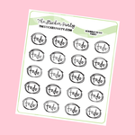 To Do Scribbles Planner Stickers