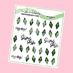 S*ms Video Game Planner Stickers