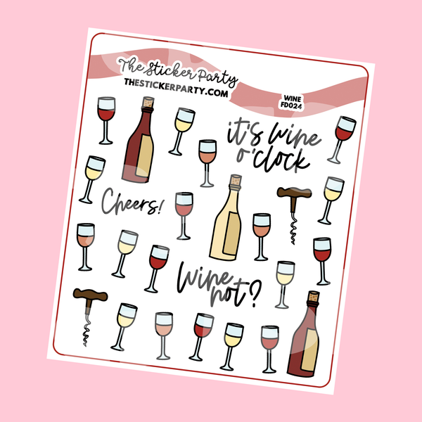 Wine Planner Stickers