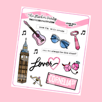 Lover Era Planner Stickers