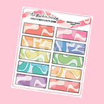 Groovy Boxes Planner Stickers