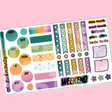 GO Wild 2025 JOURNALING KIT Sticker Sheet