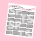 Birth Control Planner Stickers
