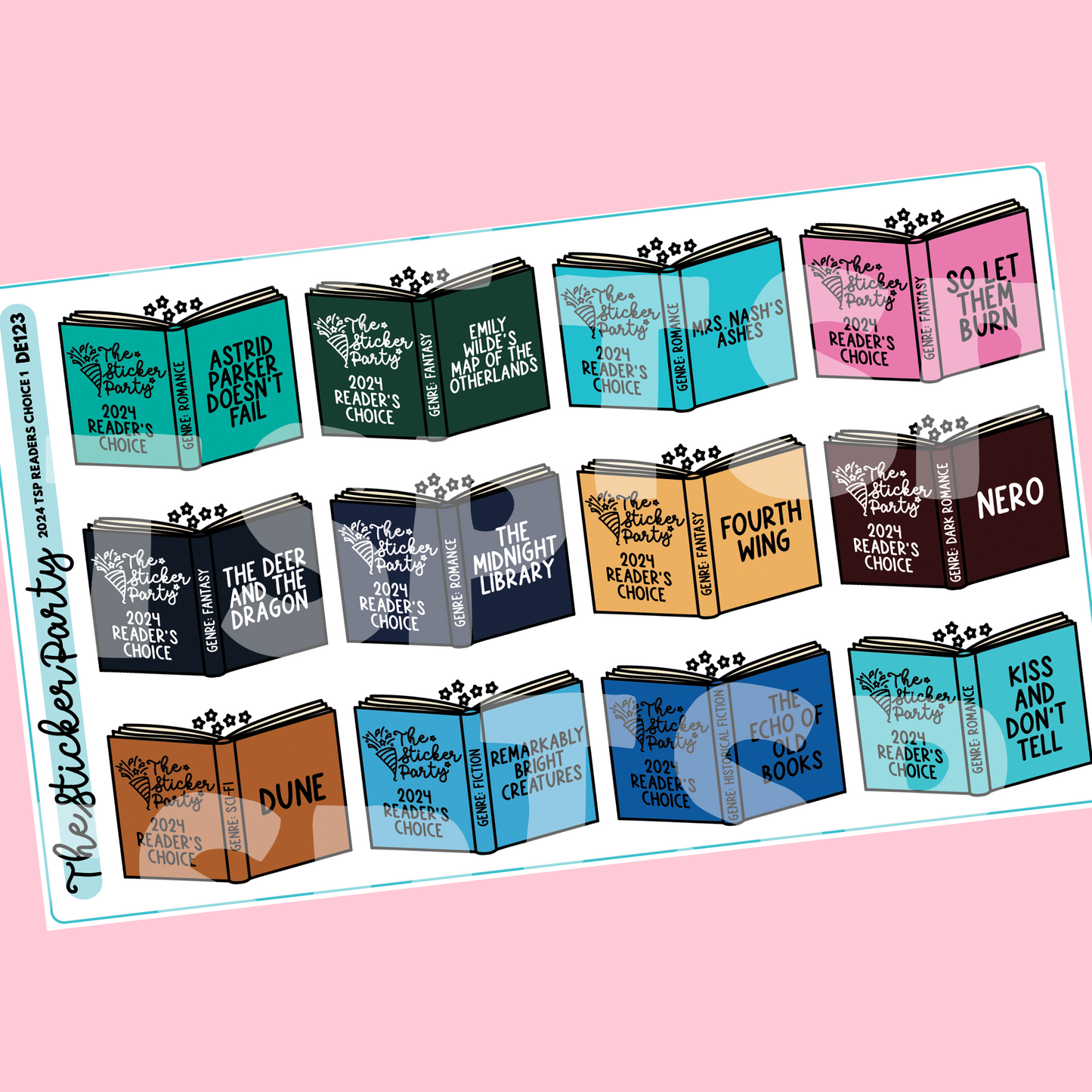 TSP Readers' Choice Kit 2024 | Popular 2024 Books Planner Stickers