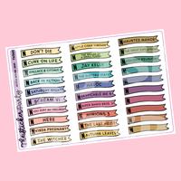 2025 N*tflix Movies Planner Stickers