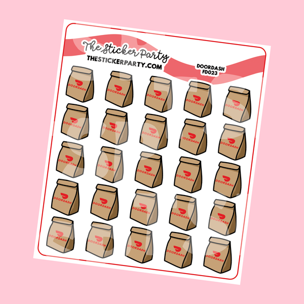 D*orDash Planner Stickers