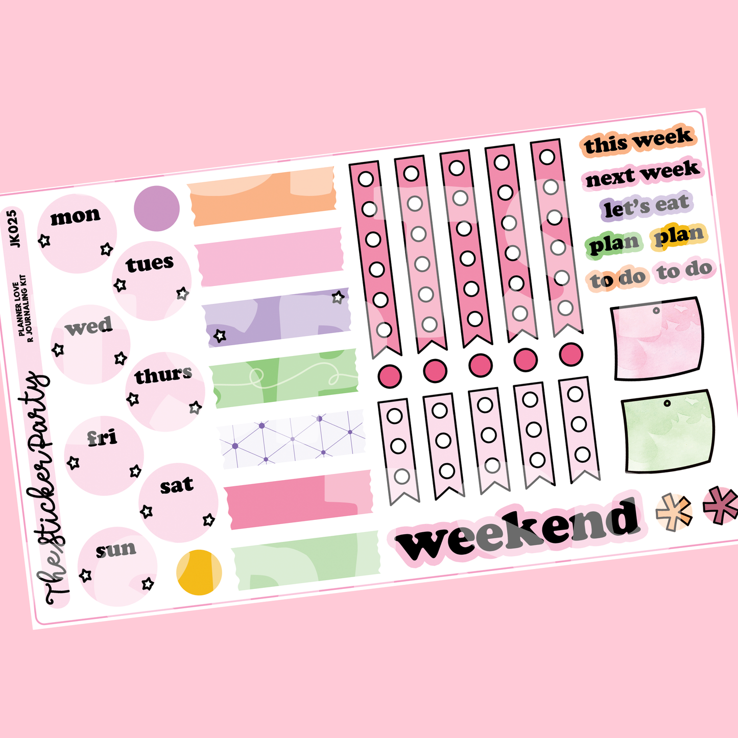 Planner Lover Journaling Sticker Kit