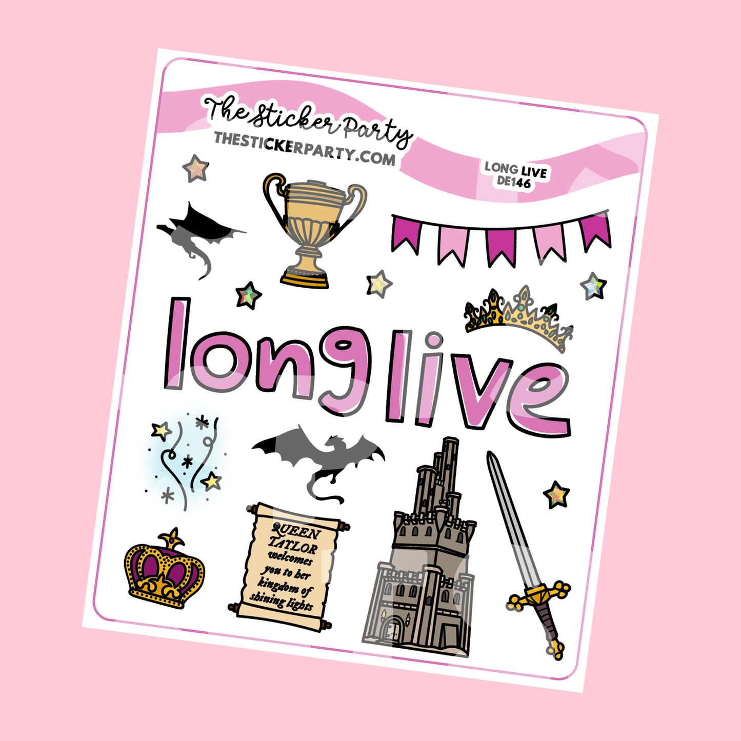 Long Live Planner Stickers