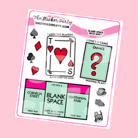 Blank Space Planner Stickers