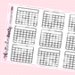 Blank Calendar Planner Stickers