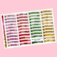2023 H*llmark Christmas Movies Planner Stickers