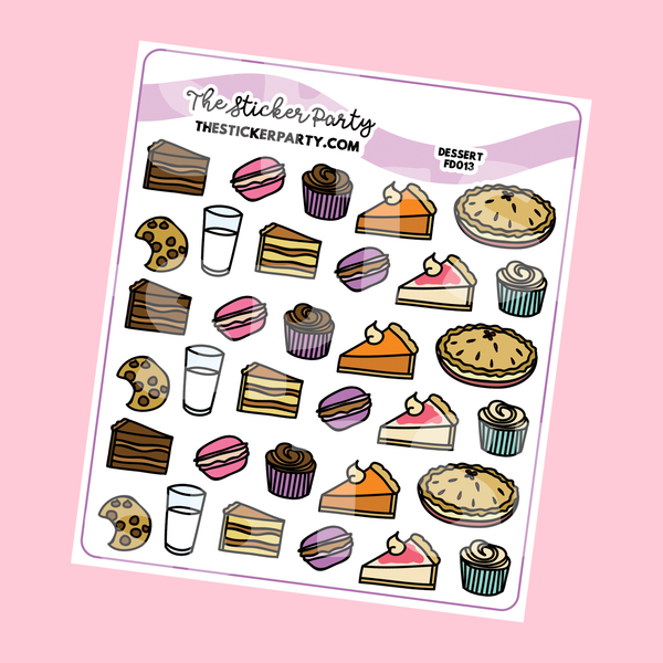 Dessert Planner Stickers