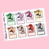 Mood Ring Reading Challenge Planner Stickers