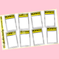 Playbill Full box Planner Stickers Playbill Stickers