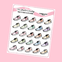 Running Shoes Planner Stickers