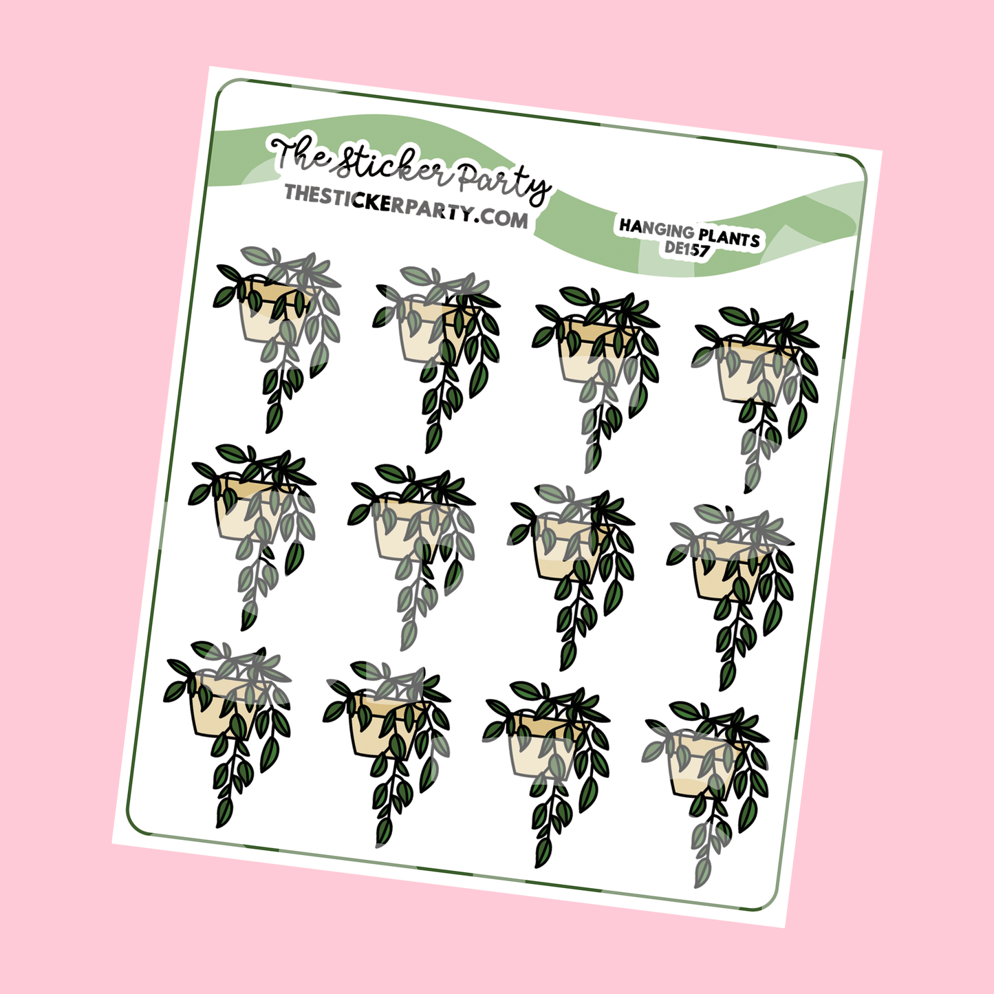 Hanging Plants Sticker Sheet