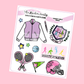 Varsity Deco Planner Stickers