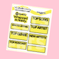Sp*tify Wrapped Planner Stickers