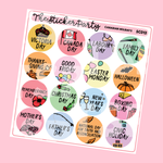 Canadian Holidays Planner Stickers