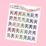 Bill Due Flag Planner Stickers | Bill Due Flags Stickers Money