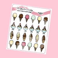 Ice Cream Planner Stickers
