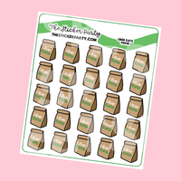 Ub*r Eats Planner Stickers