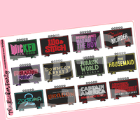 Most Anticipated MOVIES of 2025 Planner Stickers