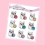 Bowling Planner Stickers