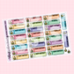 Birthday Reminder Planner Stickers