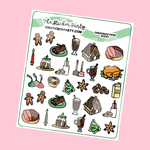 Christmas Foods Planner Stickers