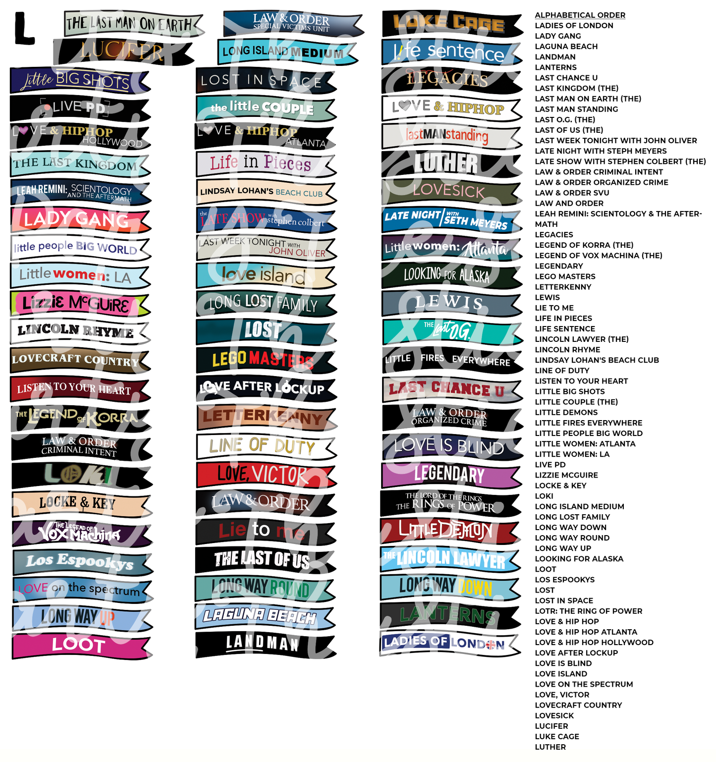 TV THURSDAY | Custom TV Show Flag Stickers (READ DESCRIPTION!)