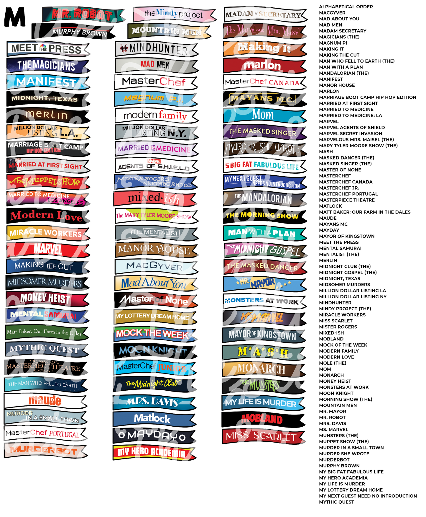 TV THURSDAY | Custom TV Show Flag Stickers (READ DESCRIPTION!)