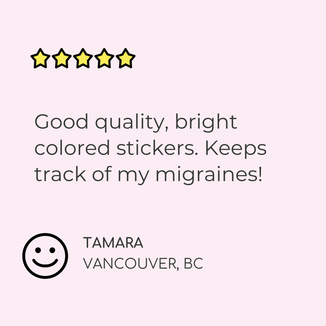 Migraine Tracker Migraine Stickers