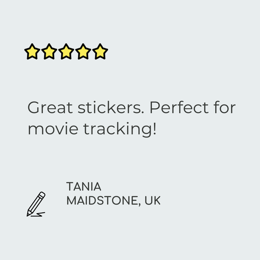 Modern D*sney Movie Planner Stickers