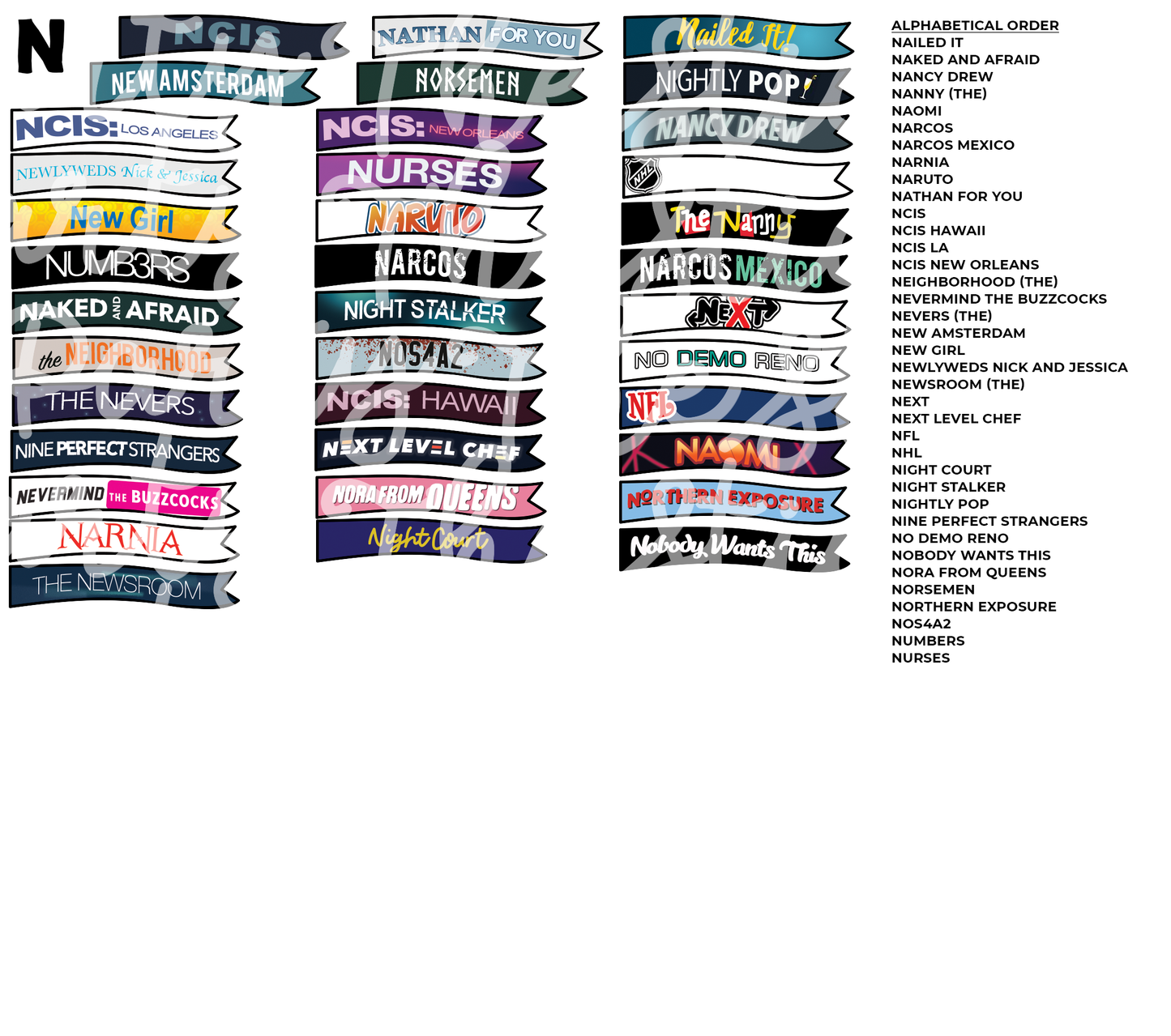 TV THURSDAY | Custom TV Show Flag Stickers (READ DESCRIPTION!)
