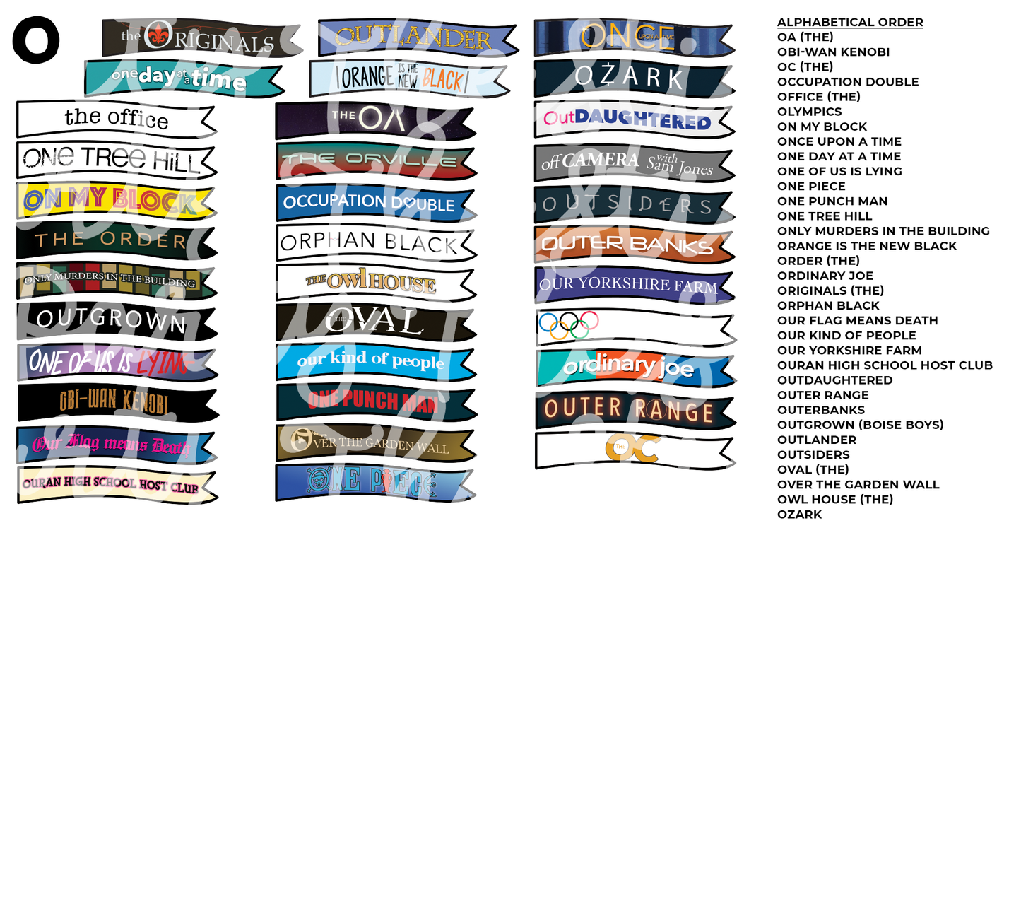 TV THURSDAY | Custom TV Show Flag Stickers (READ DESCRIPTION!)